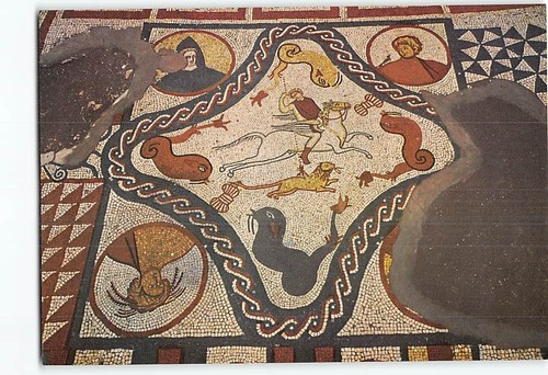 Cartolina mosaico pavimento - cartolina,