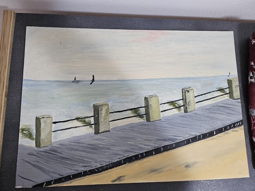 Quadro dipinto olio tavola - dipinto, su