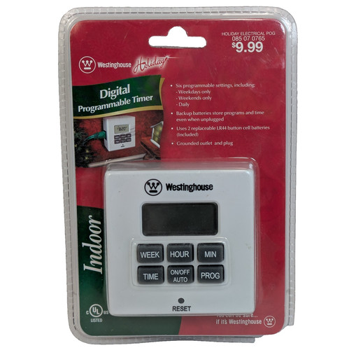 Westinghouse holiday timer - westinghouse,