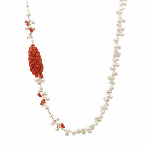 Collana perle barocche con - di,