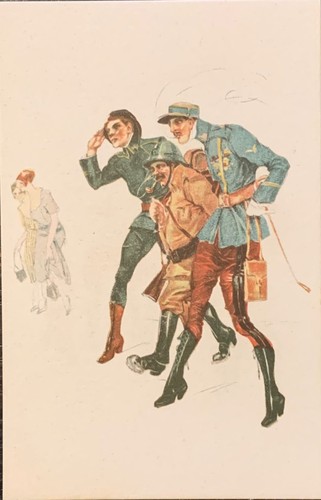 Cartolina ww1 propaganda - -,
