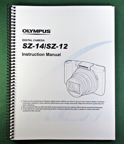 Olympus 12 manuale - sz-14, sz-12