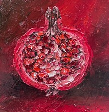 Quadro olio melograno arte