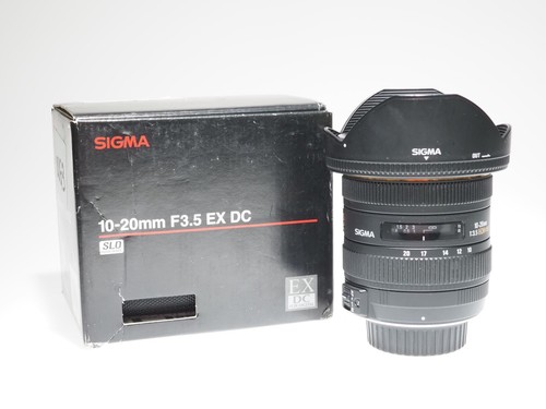 Sigma 20mm ex dc - sigma, 10-20mm