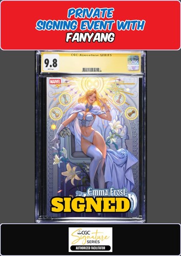 Emma frost white queen cgc - emma,