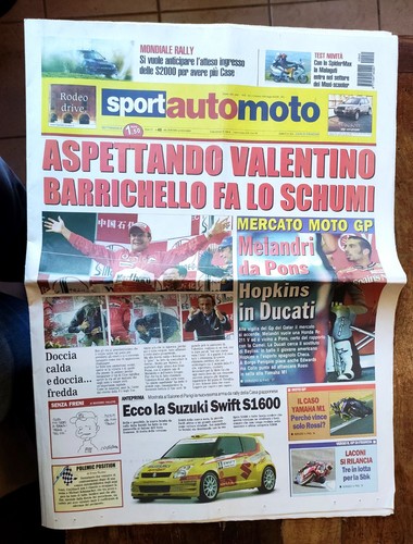 Sportautomoto valentino rossi - sportautomoto,