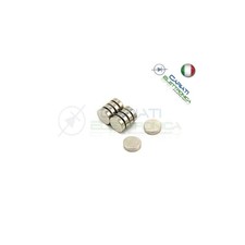 10 Pezzi CALAMITE MAGNETI NEODIMIO 4X1 mm POTENTI FIMO CERAMICA BOMBONIERE