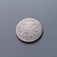 Moneta In Argento Pio IX Stato