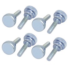 8pcs Screw Knob Flat Knurled