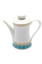 Bavaria Porzellan Caffettiera Vintage Multicolore Geometrico 20cm