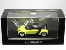 Minichamps 1/43 Smart Roadster Coupe giallo pressofuso modello 400032120