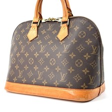 Borsa a tracolla Louis Vuitton Alma PM marrone tela/pelle made in France 0266