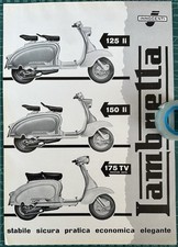 Rara Pubblicità INNOCENTI LAMBRETTA 125 li/150 li/175 TV del 1959