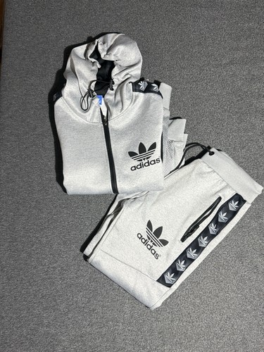 Tuta adidas grigia - nera,