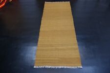 nr 135 Handgewebter Teppich Ghashgai Kelim Unikat Natur Farbe 190 x 77