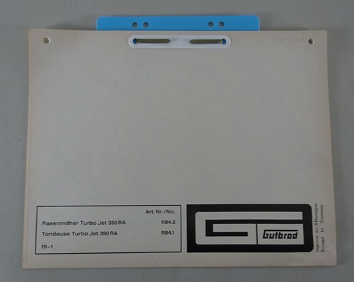 Gutbrod turbo jet 350 - jet,