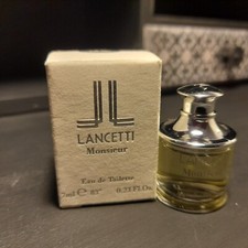 Lancetti Monsieur edt 7 ml Miniatura / mignon profumo raro da collezione