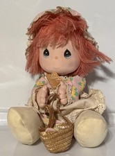 Momenti Preziosi Applausi Mandy Bambola Cofano Rosa Cesto Capelli con Abito a Fiori