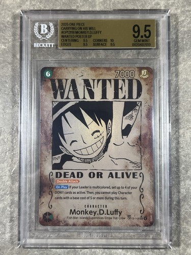 Bandai one piece - wanted, poster