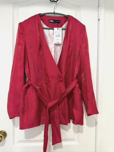 Blazer zara rosa caldo - rosa, caldo/fucsia