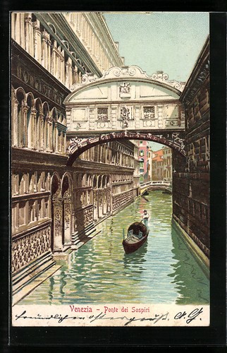 Cartolina venezia - cartolina,