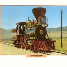 TRENI DA LEGGENDA DE AGOSTINI SCHEDA  220 AMERICAN STATI UNITI 1855