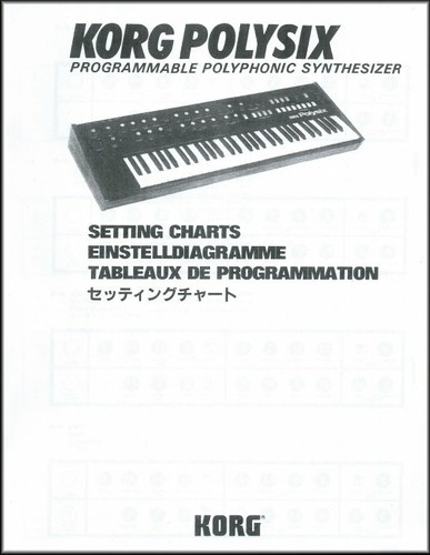 Manuale korg polysix - korg,