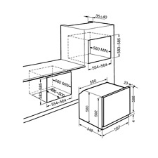 1 CLICK Forno Elettrico SMEG SFP6401PZVS Termoventilato Incasso Classe A 1579