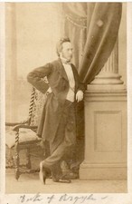 Original CDV photograph George Campbell, 8th Duke of Argyll 1865ca.