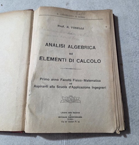 Analisi algebrica elementi - algebrica, ed