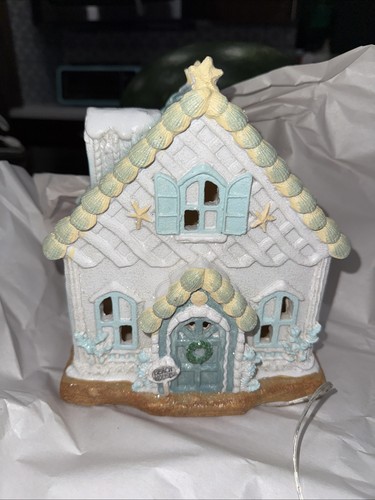Coastal gingerbread house - coastal,