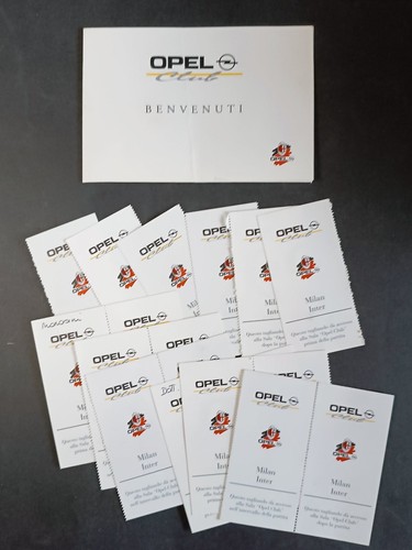 Biglietti opel club milan - opel,