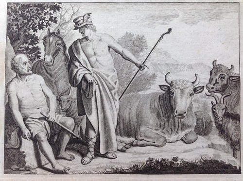 Mercury and the cows greek - mercury,