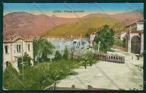 Varese luino tram cartolina - varese,