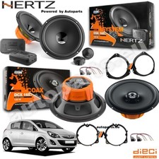 Kit 6 Casse Altoparlanti Hertz DSK-DCX 165.3 Ant+Post per Opel Corsa D dal 2006