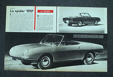 AC39 - Clipping-Ritaglio - 1965 - FIAT 850 SPIDER