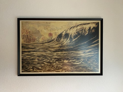 Shepard fairey dark wave - fairey, wave"