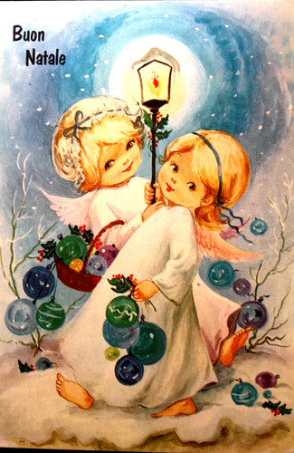 Cartolina augurale buon - cartolina,