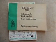 LIBRETTO ISTRUZIONI PER L'USO FUCILI SOVRAPPOSTI  203-303 + LIBRETTO FUCILE