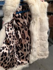 pelliccia volpe bianca, taglia