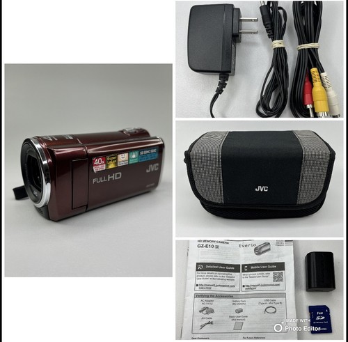 Pacchetto videocamera jvc - videocamera,