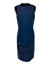 GAI MATTIOLO VINTAGE '80 Abito Vestito Donna Pizzo Party Woman Dress Sz.S - 42