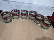 Ottimo condizioni set 6 bicchieri Coca Cola vintage Tiffany Liberty anni 70