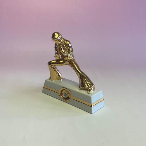 Mini statua dorata elvis - statua,