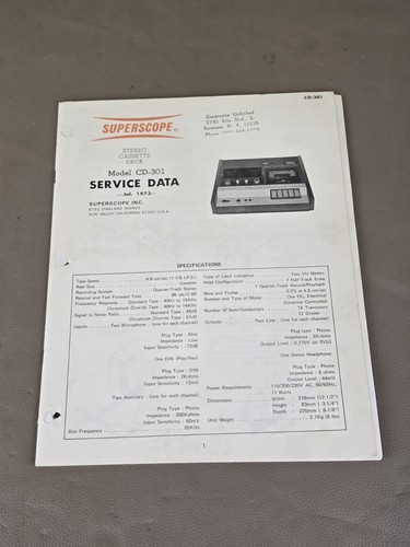 Superscope stereo cassette - superscope,