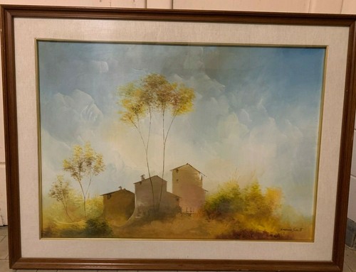 Quadro olio del maestro - a,