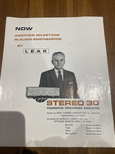 Foglietto amplificatore leak - foglietto,