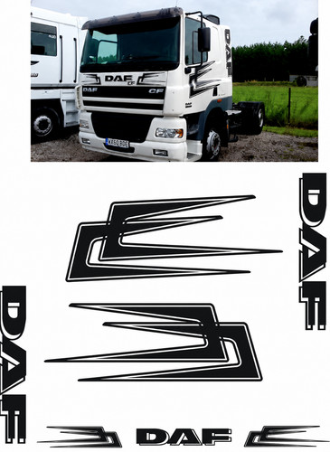Adesivi daf camion - daf,