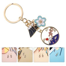 6 Pcs Portachiavi Con Cartoni