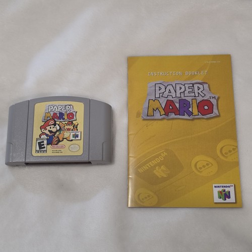 Paper mario n64 autentico oem - paper,